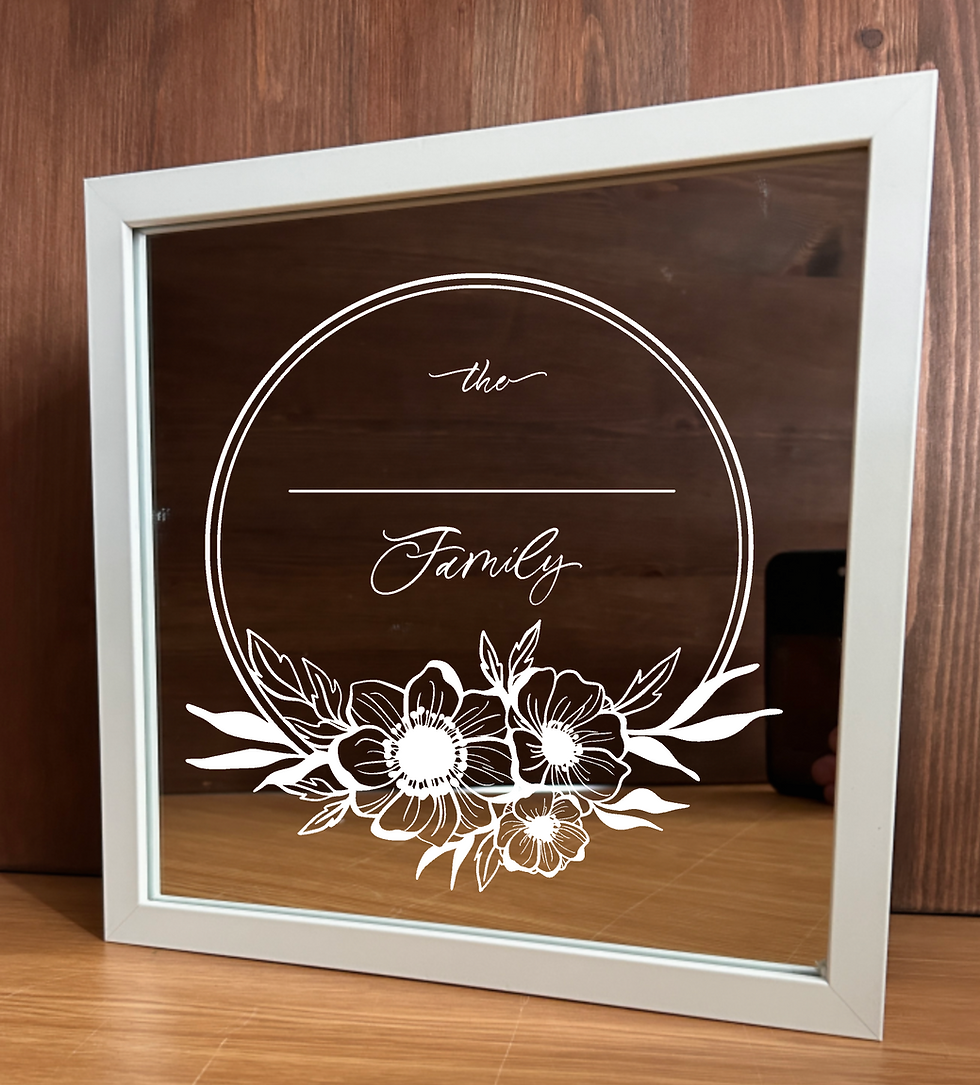 Thumbnail: Engraved Led mirror Frame,
