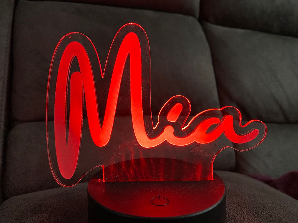 Thumbnail: Custom 3d LED Vector Illusion Acrylic Light