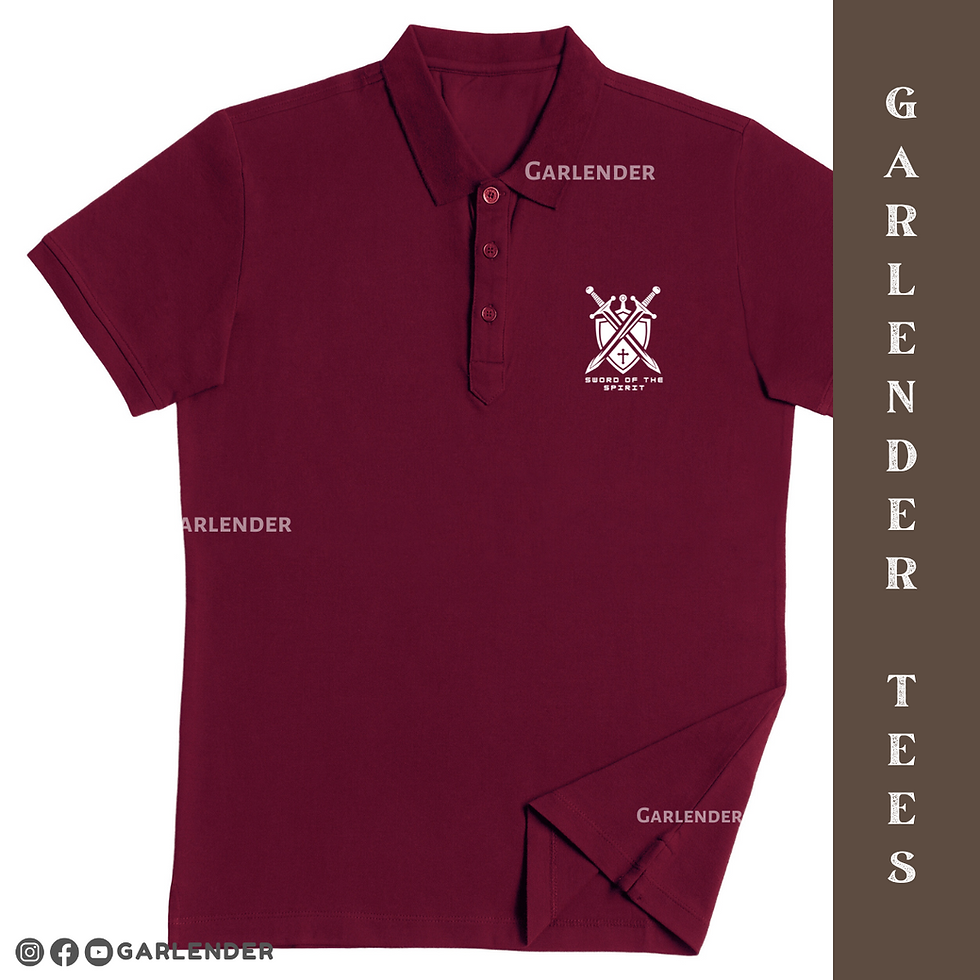 Thumbnail: Christian Polo T Shirt | Sword of the Spirit @ Garlender