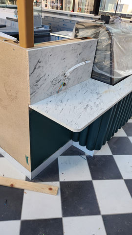 Intérieur du restaurant Mr Albert par BuilDesign 