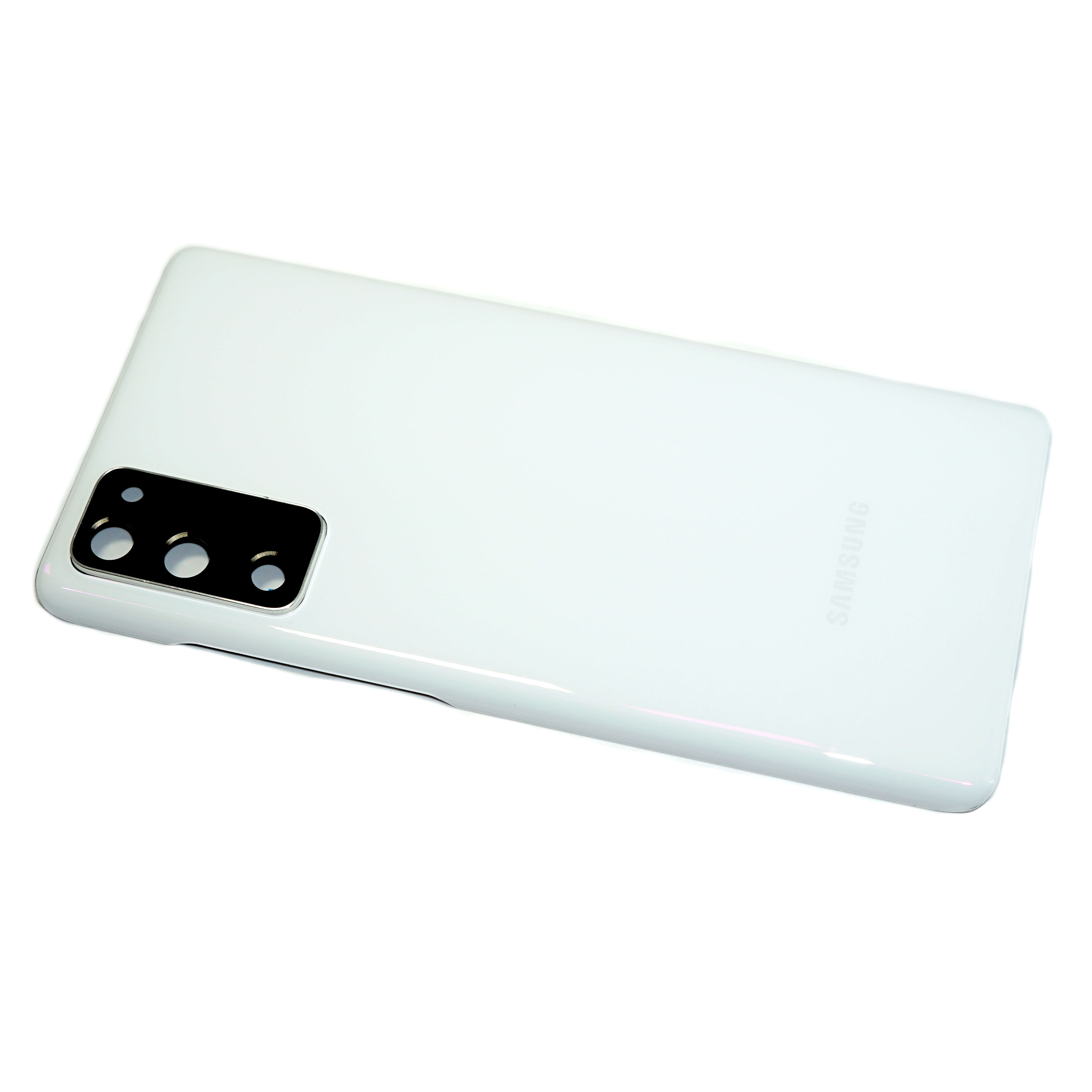Refaccion Tapa Trasera Con Adhesivo Para Galaxy S20 FE 4G SM-G780 Cloud White