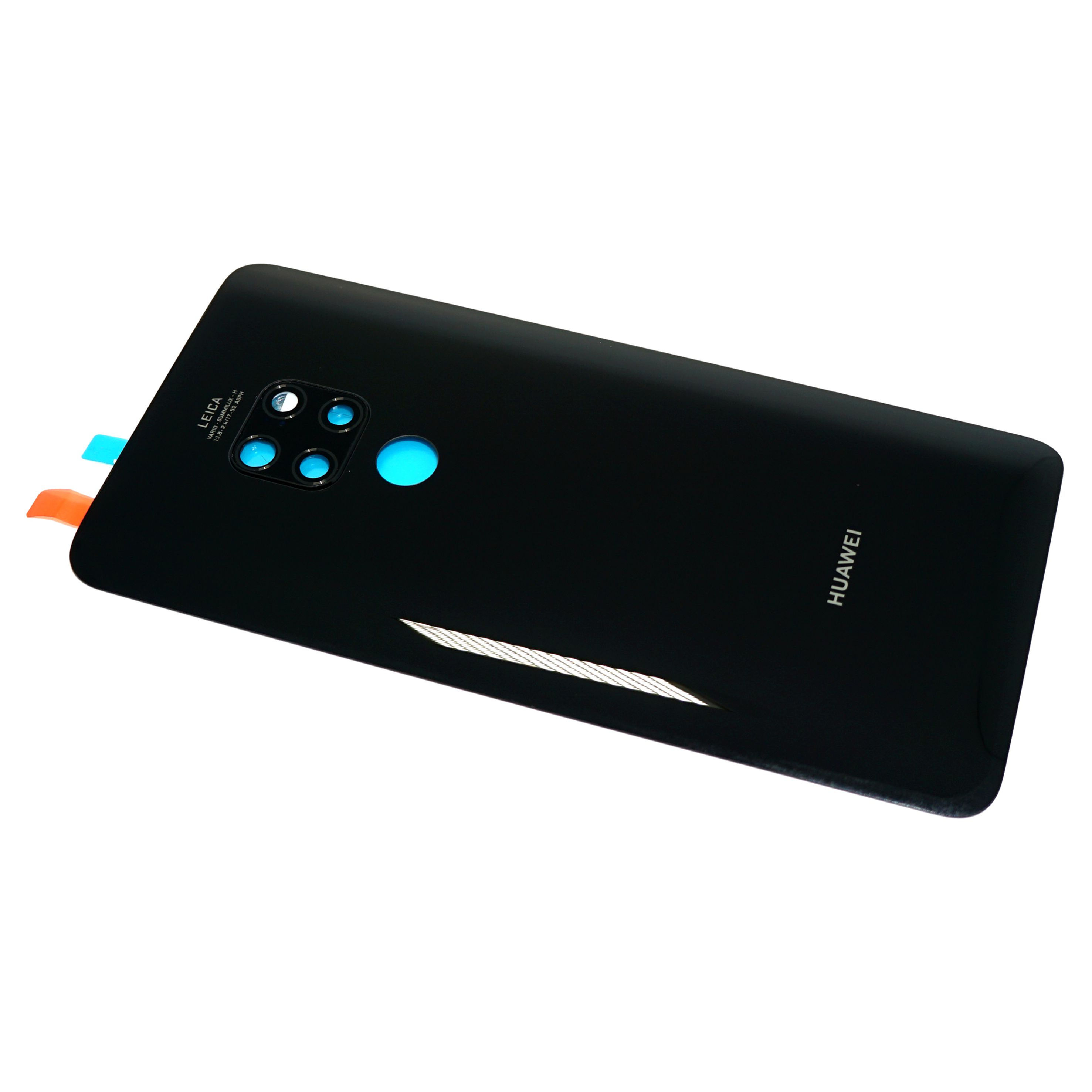 Refaccion Tapa Trasera Con Adhesivo Para Huawei Mate 20 Negro