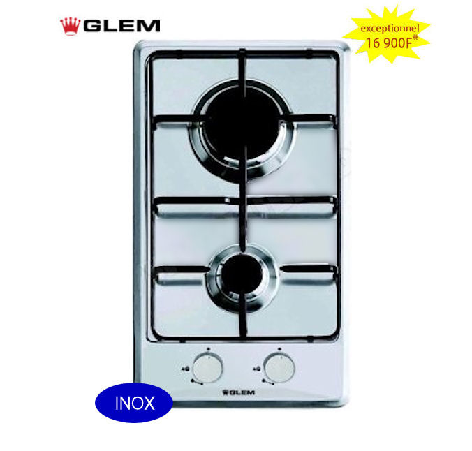 PLAQUE DE CUISSON GAZ 2 FEUX