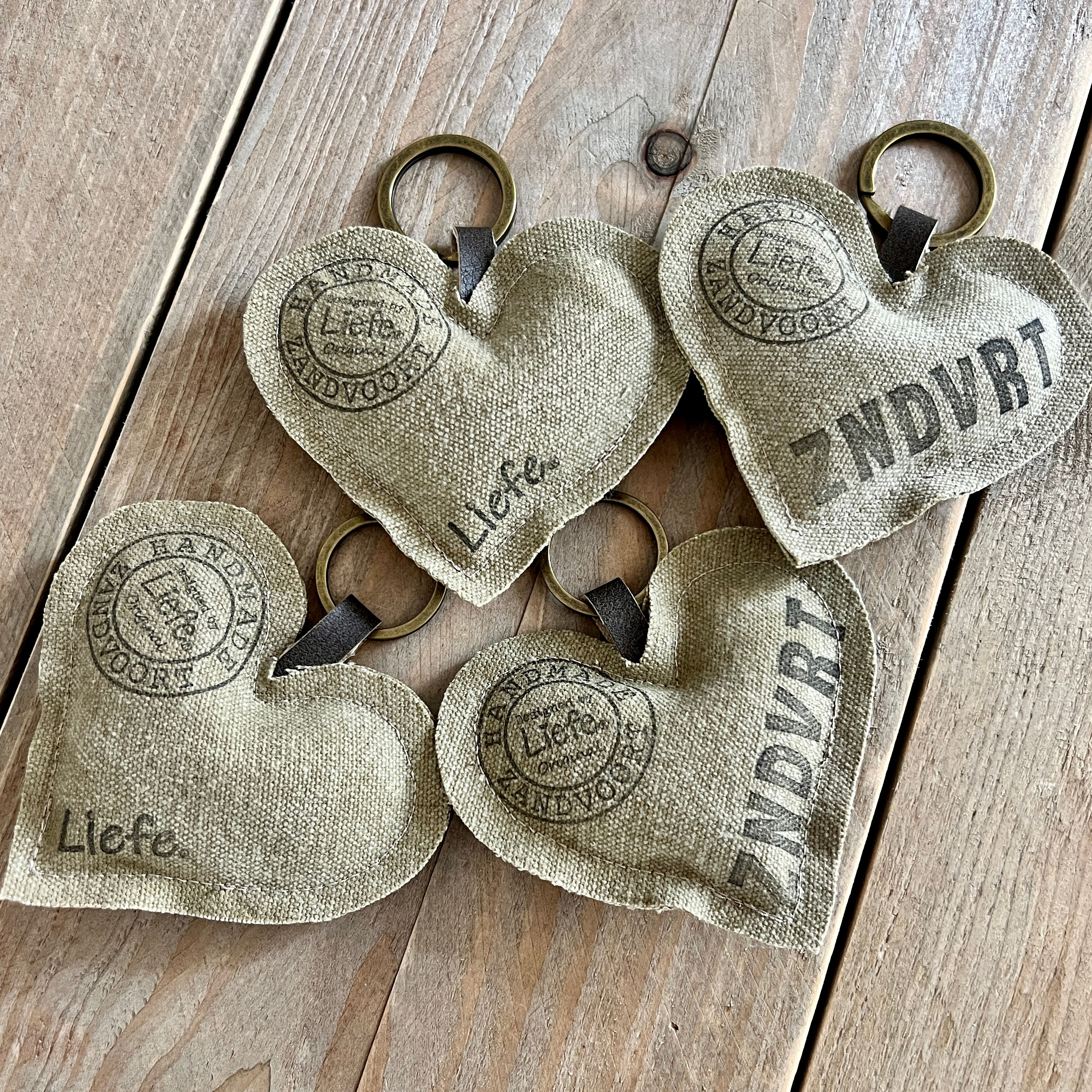 Fabric key heart