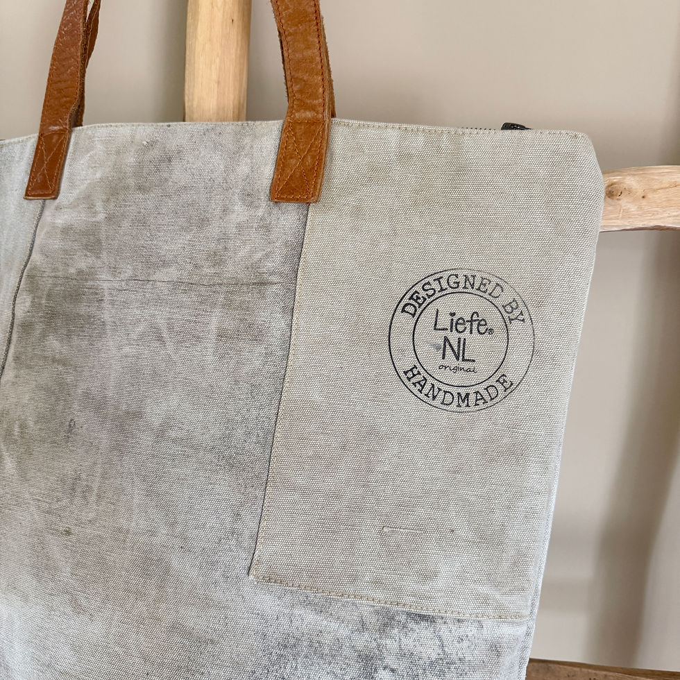 Thumbnail: SALE  Vintage tentdoek ShopperBag no 7