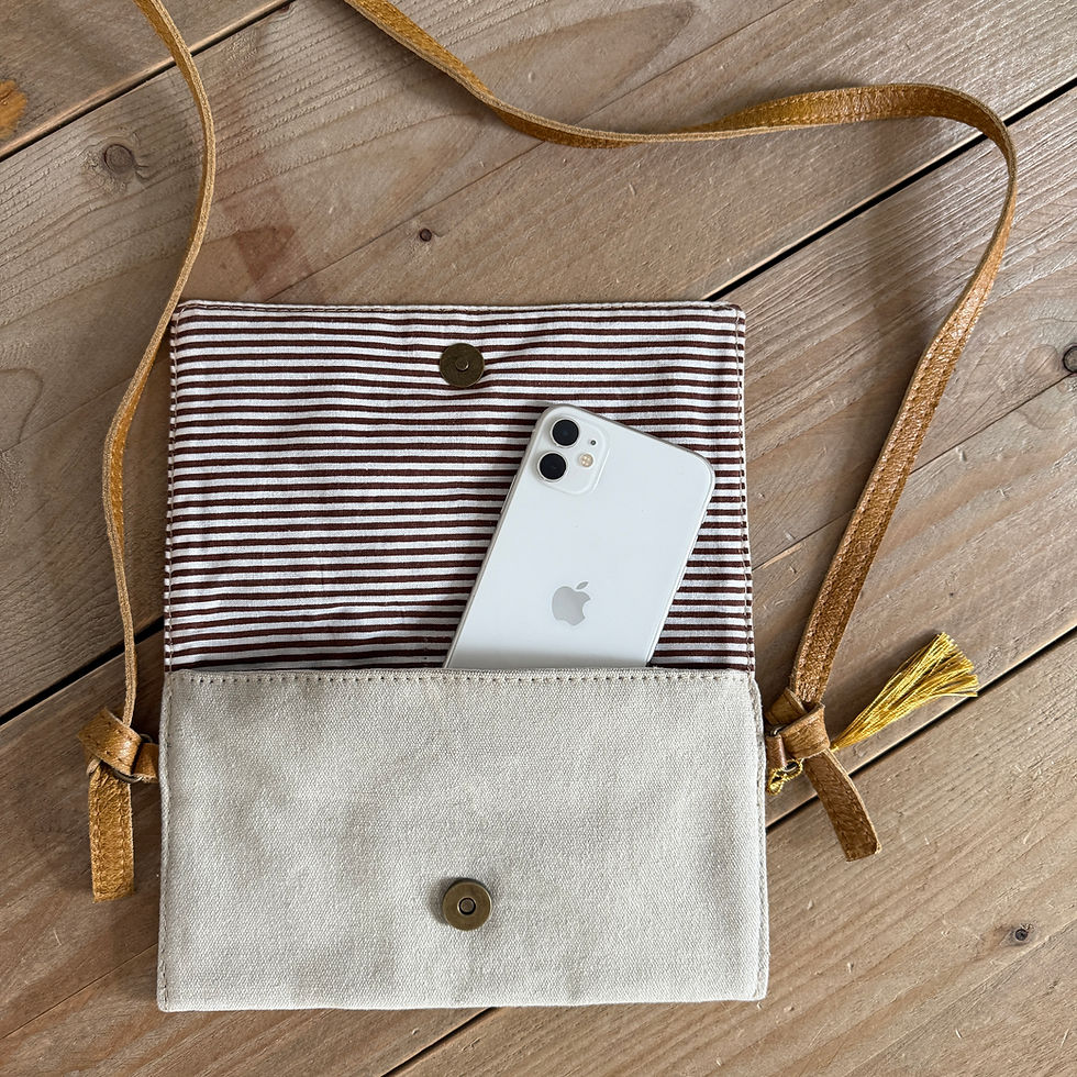 Thumbnail: 3-Way canvas Flap Pouch NIEUW