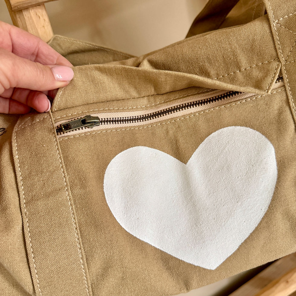 Thumbnail: YogaBag - Hartje (khaki canvas)