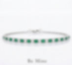 Imperial Glow - Diamonds & Emeralds Bracelet