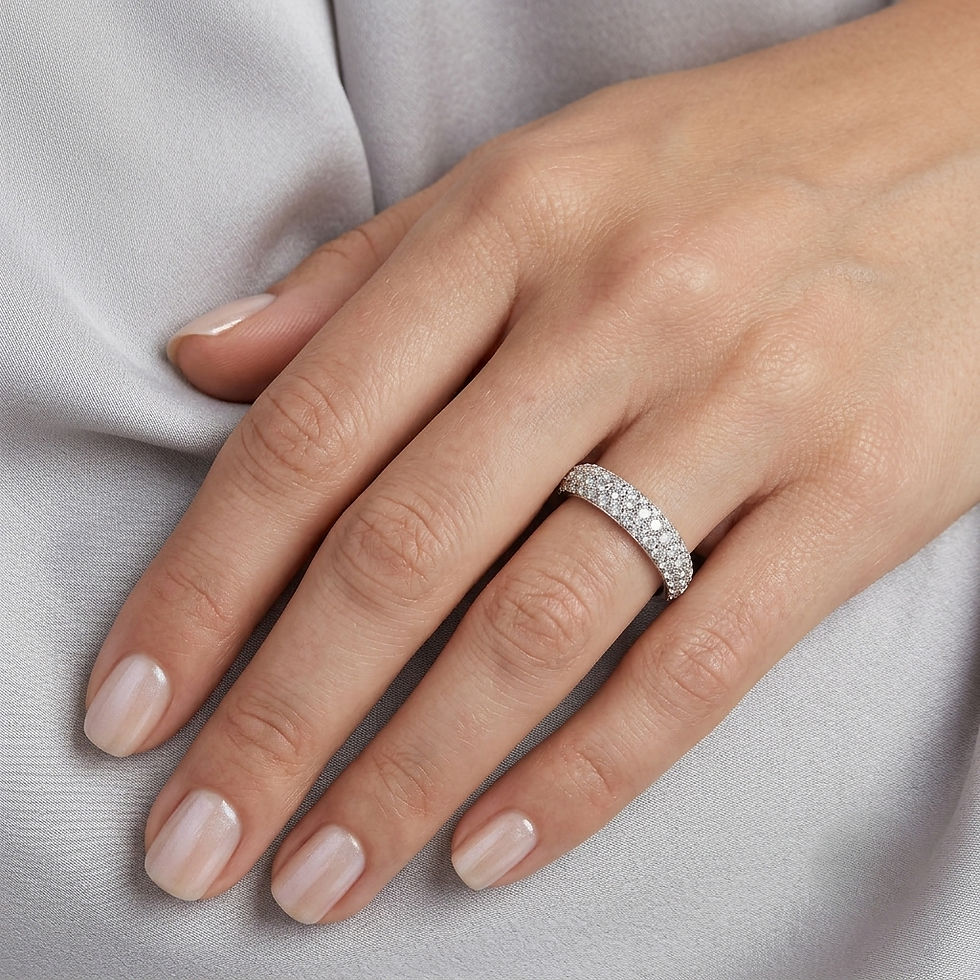 pave set diamond ring by eitan namdar