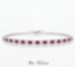 Imperial Glow diamonds and rubbies bracelet