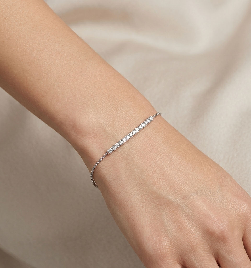 Whisper Diamond Bar Bracelet be mine jewelry