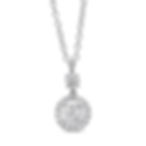 diamond pendant white gold