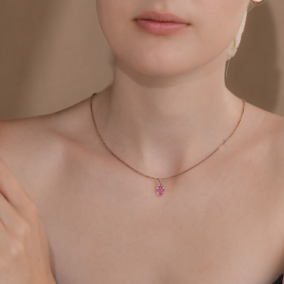 hamda pendant red
