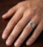 mans black diamond ring design