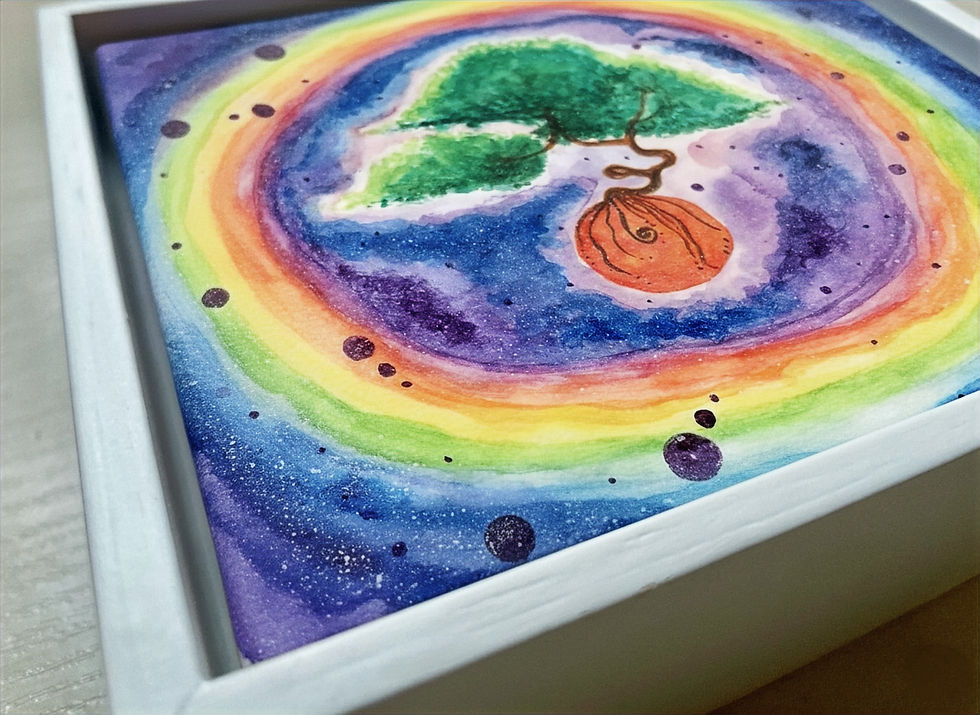 Thumbnail: Mar's Green Bonsai Tree (Floating Canvas)
