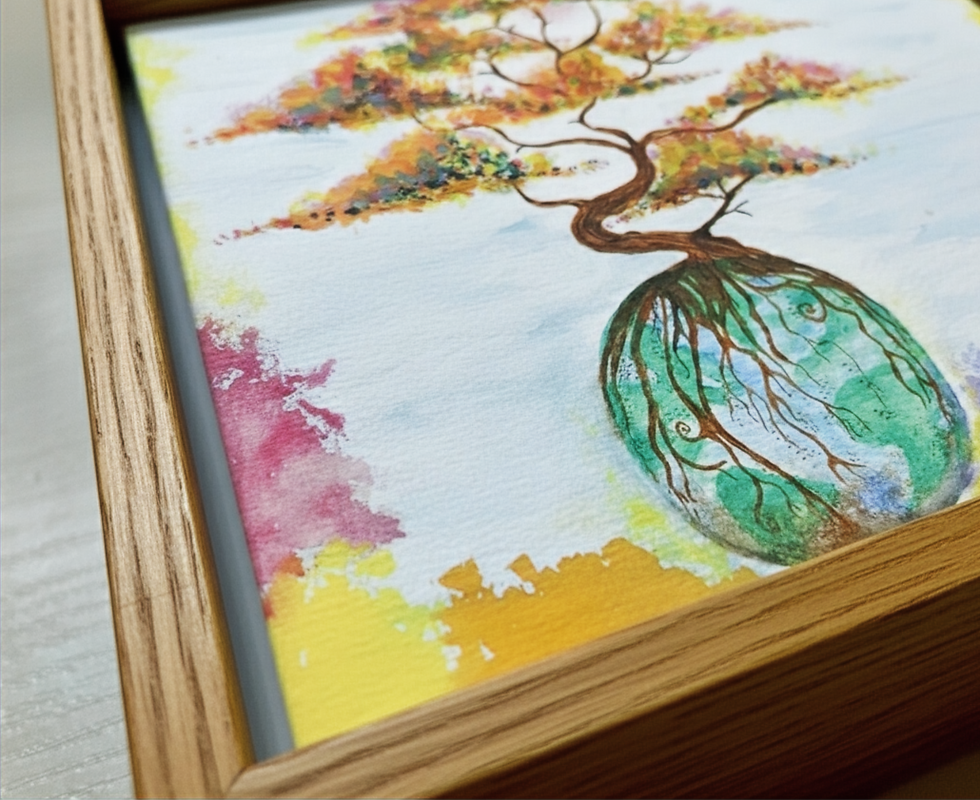 Thumbnail: Mother Earth's Wishing Tree (Floating Canvas)