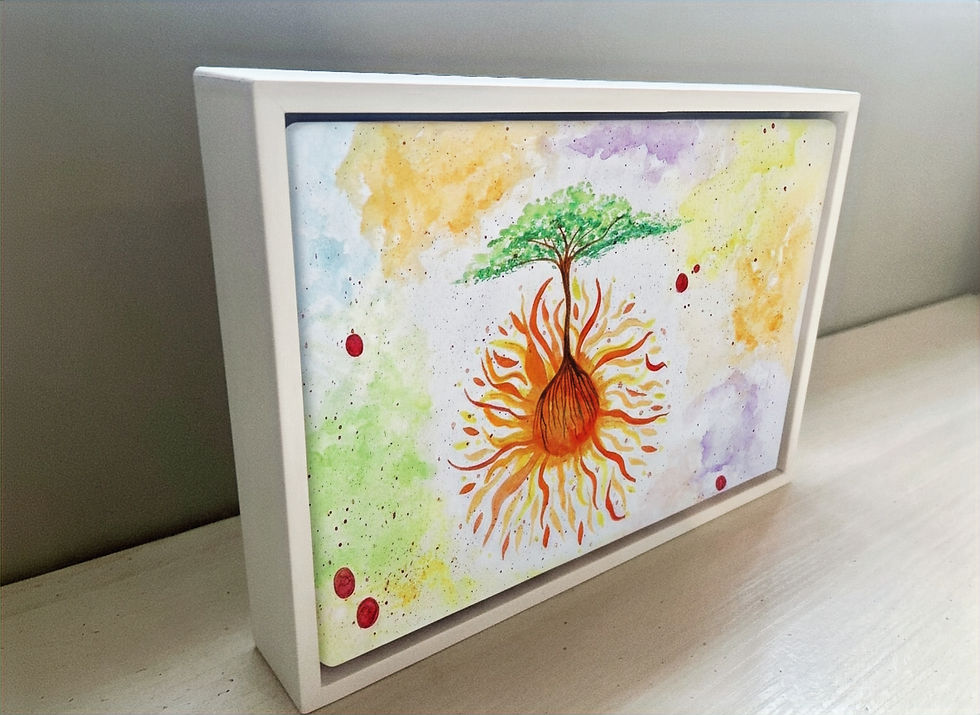 Thumbnail: Sun's Acacia Bonsai Tree (Floating Canvas)
