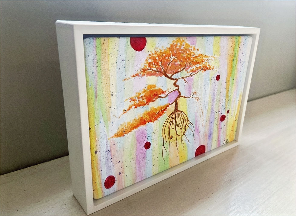 Thumbnail: Venus's Orange Bonsai Tree (Floating Canvas)