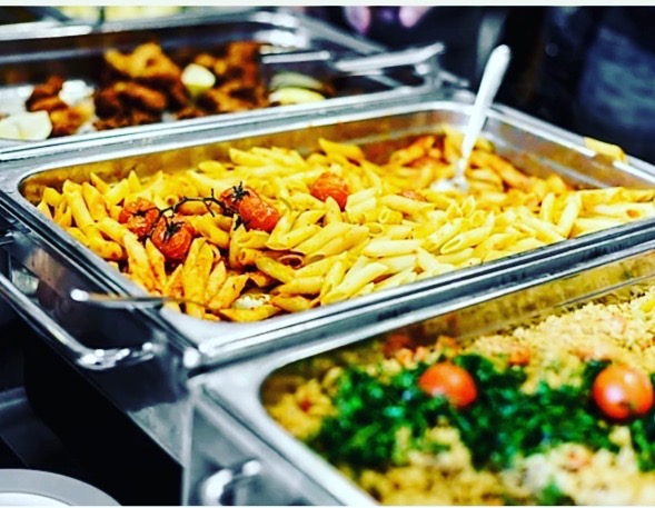 Arranged Food and Objects