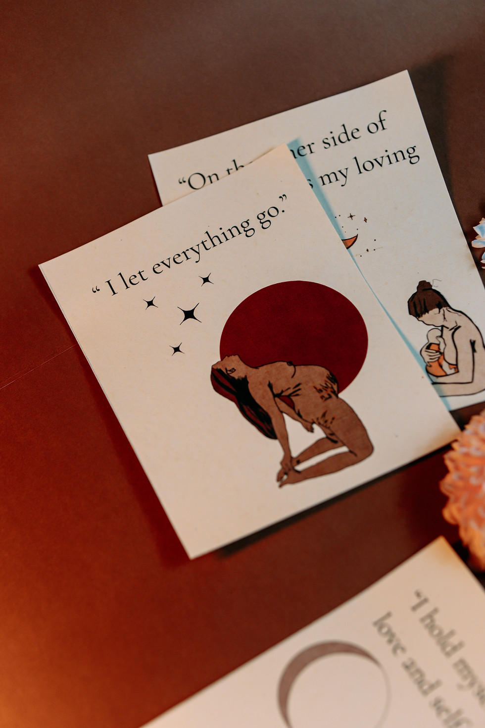 Thumbnail: Child birth affirmation cards Printed