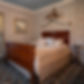 Elegant bedroom at His Majesty's B&B in Madison, Ohio