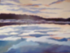 Wintry Reflections by Marcia Brandwein