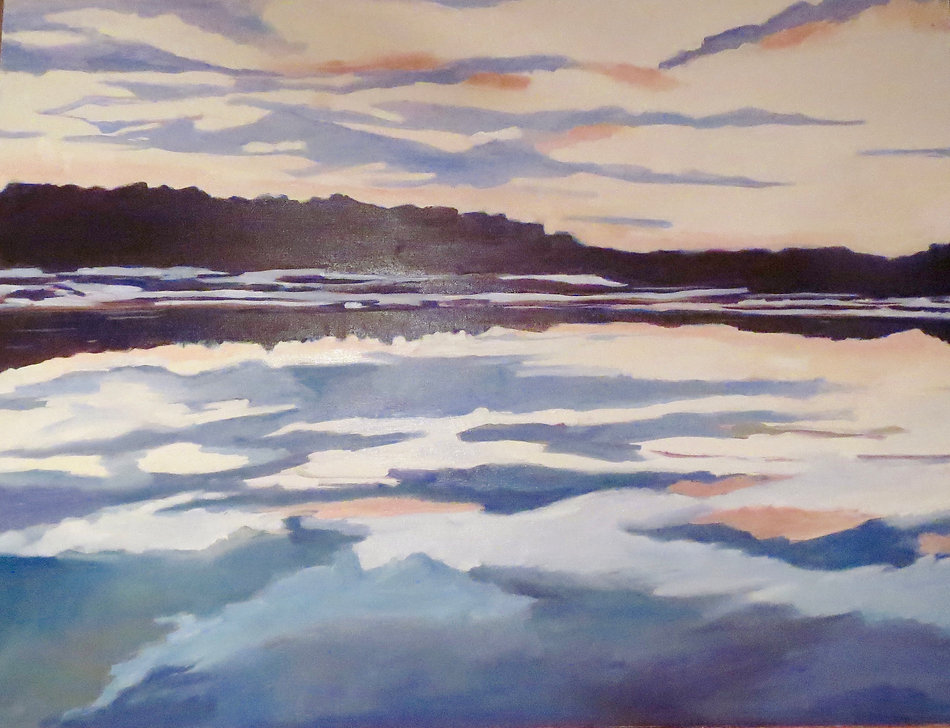 Wintry Reflections by Marcia Brandwein