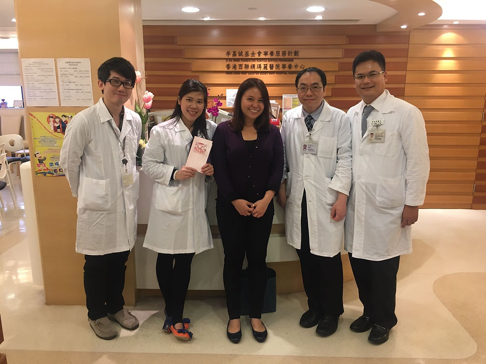Mr. Chan , Ms. Meiling Ho, Ms. Carol Cheung , 梁道偉醫生, Dr. Yuen