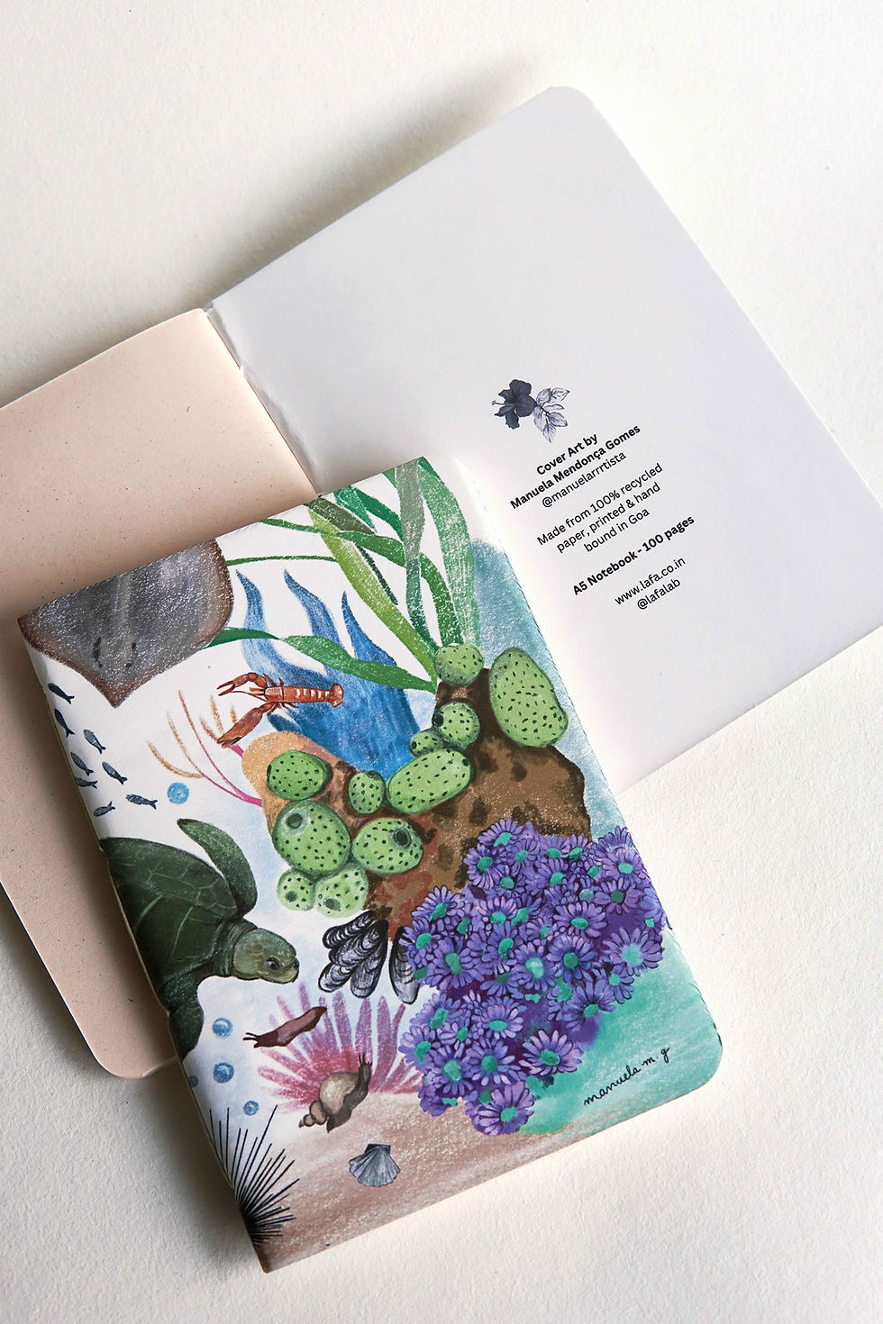 Thumbnail: 'Coastal Life' | STITCHED Books - A6 / A5