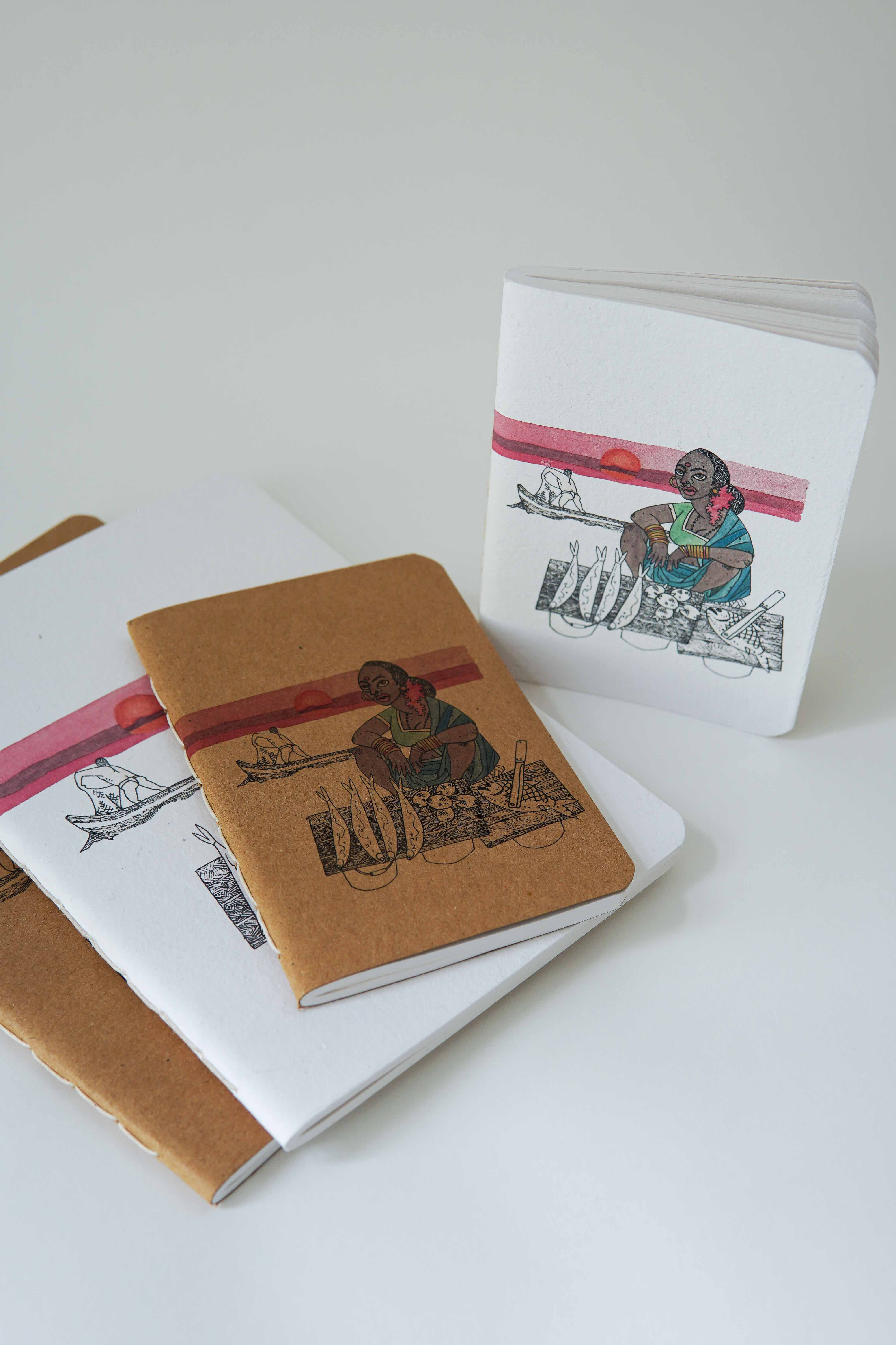 'Catch of the Day' | STITCHED Books - A6 / A5