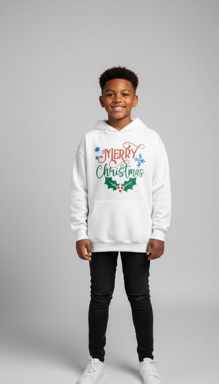 Thumbnail: Merry Christmas Hoodie – White