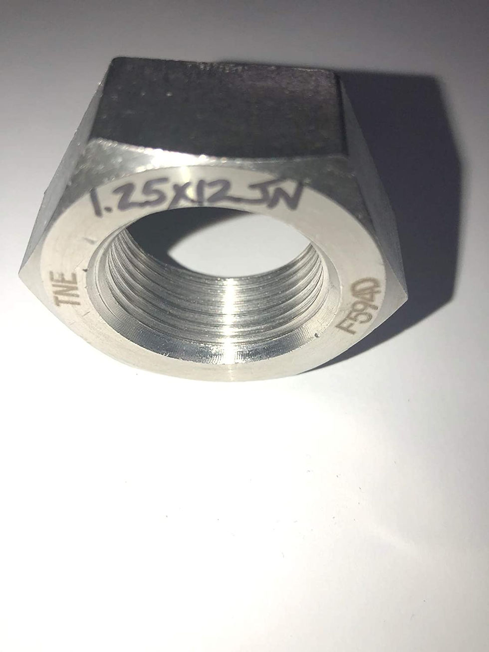 Thumbnail: Bush Hog Rotary Cutter Gearbox Nut 1.25"-12 Right Hand Jam Nut