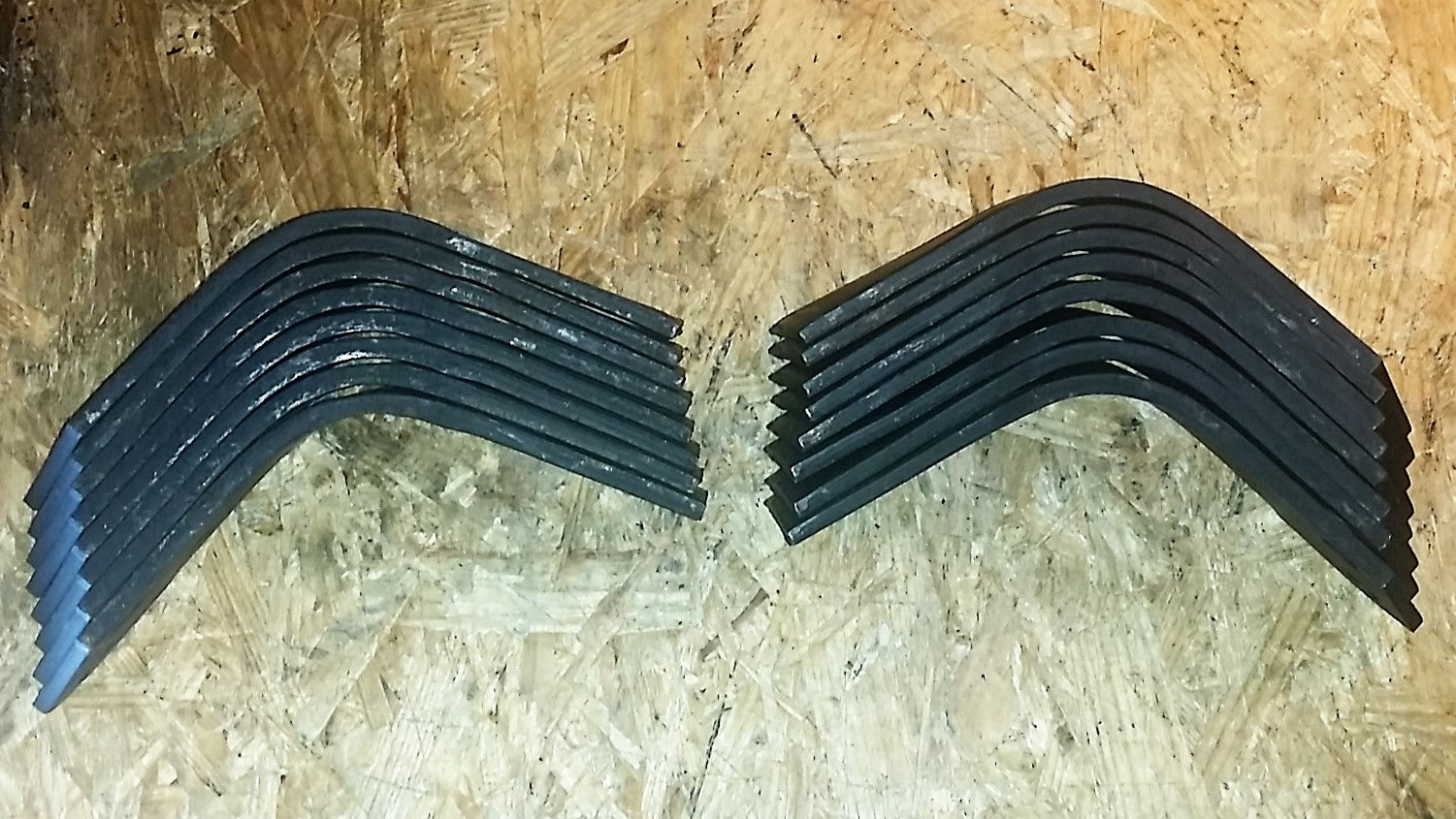 16 Tines for Befco T30 Series Tillers 000-1071D and 000-1071S 8 of each side