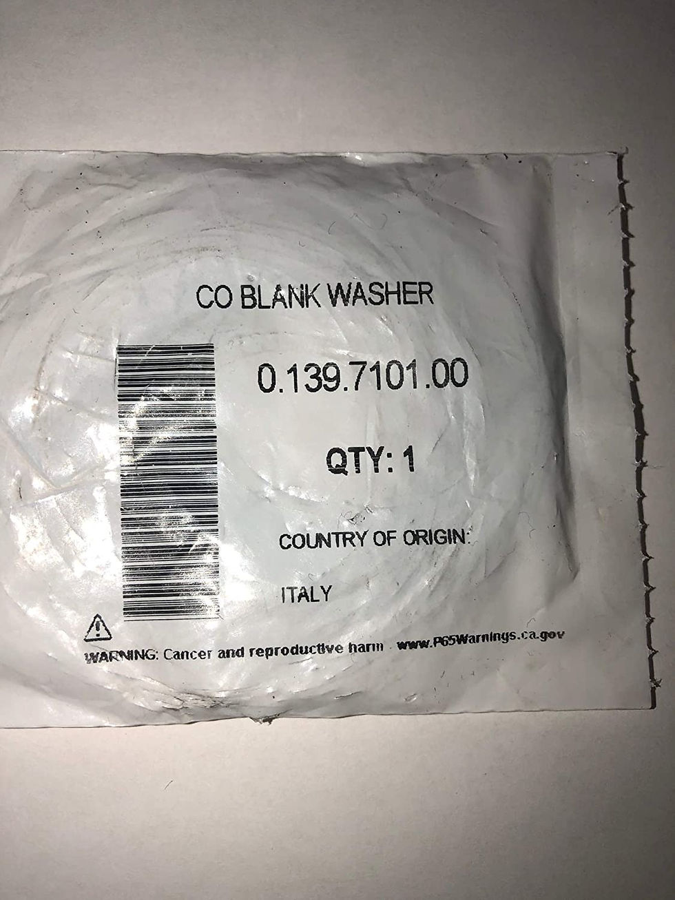 Thumbnail: Replacement Land Pride Rotary Cutter Gearbox Hardened Washer Code 0.139.7101.00