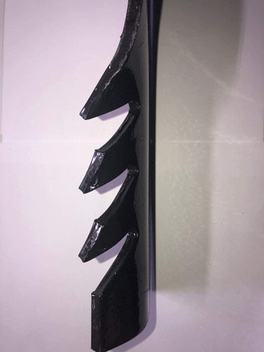 Lotto Di 2 Lame Dentellate OEM EXmark Hi-Lift 103-2530 Lazer Z AC - Foto 5