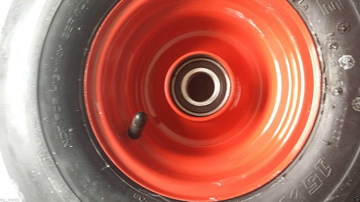 15.0 X 6.0-6 Tedder Tire and Wheel, Fits Late Model Galfre and Morra Hay Tedder