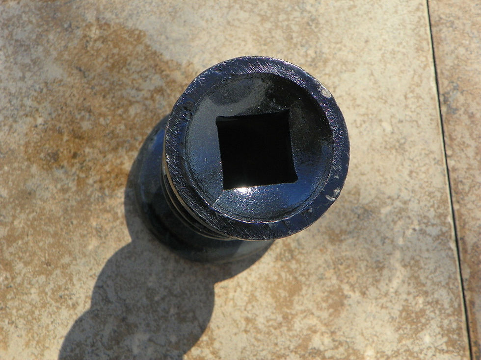 Thumbnail: Universal Fit Disc Harrow Cast Ribbed Spool, 7-7/16" for 1" Square Axle