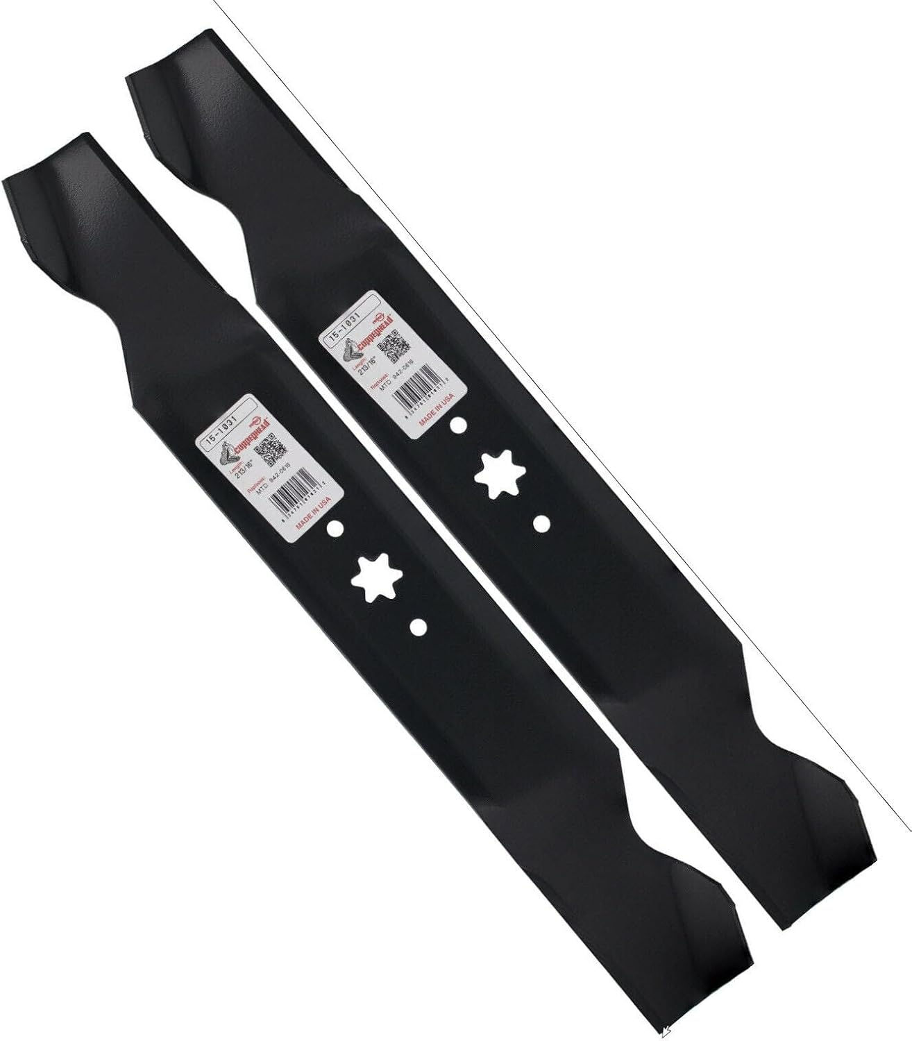 Set of Two (2) Aftermarket Standard Duty- Blades Compatible/Replacement for 42"