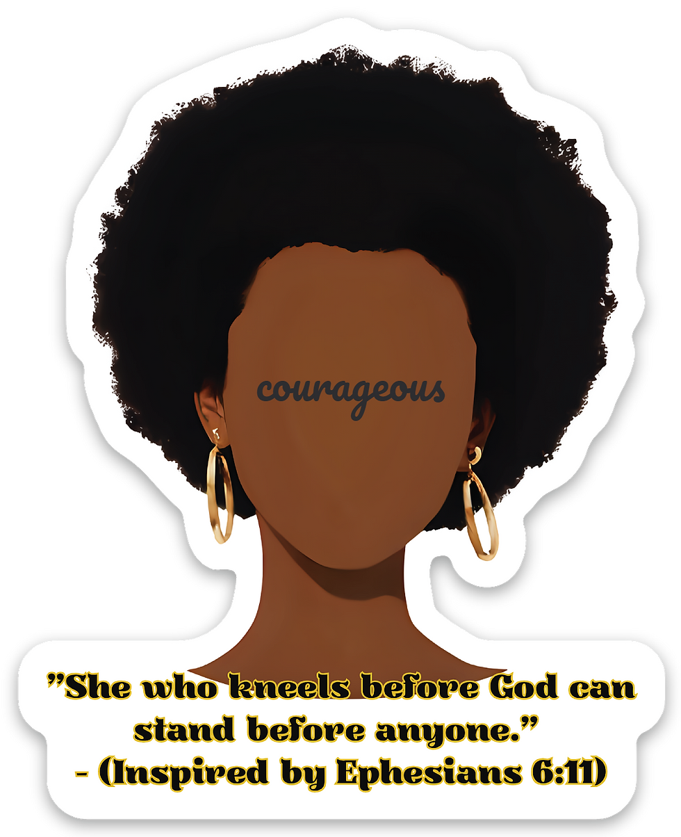 Thumbnail: Courageous Black woman sticker