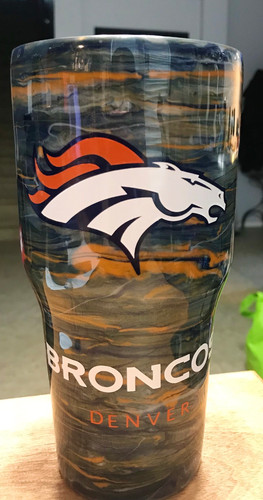 Broncos Inspired Tumblers colecustomcuts