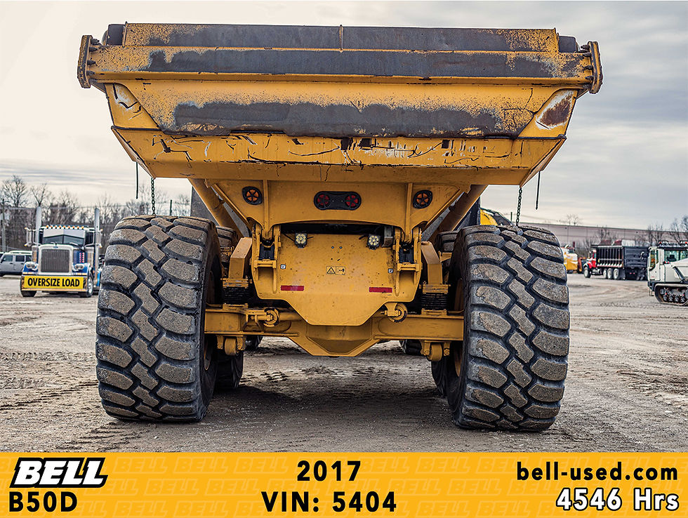 Thumbnail: used Bell dump truck B50D