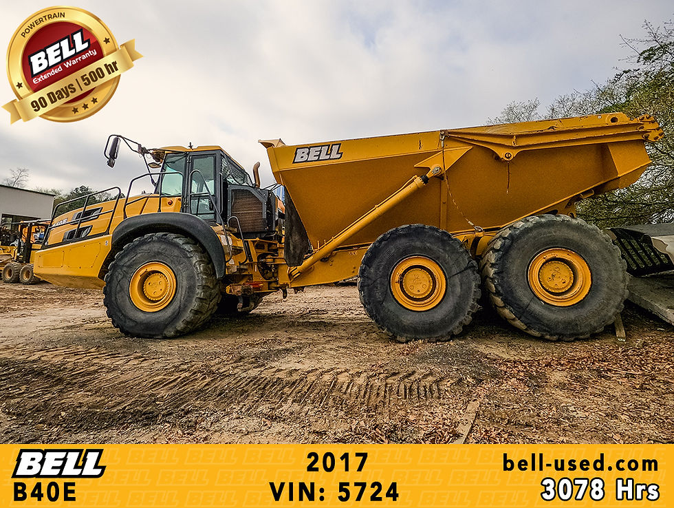Thumbnail: used Bell dump truck B40E