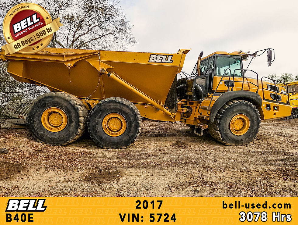 Thumbnail: used Bell dump truck B40E