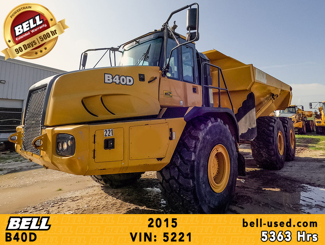 used Bell dump truck B40D
