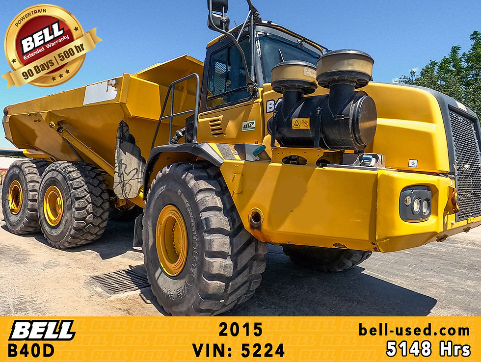 Thumbnail: used Bell dump truck B40D