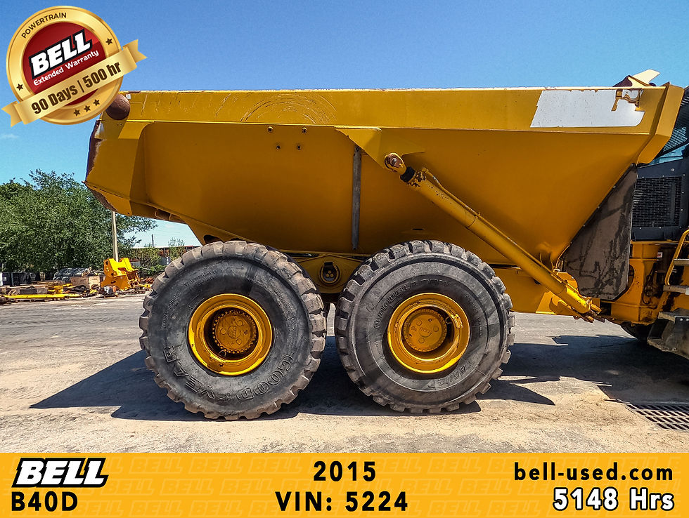 Thumbnail: used Bell dump truck B40D
