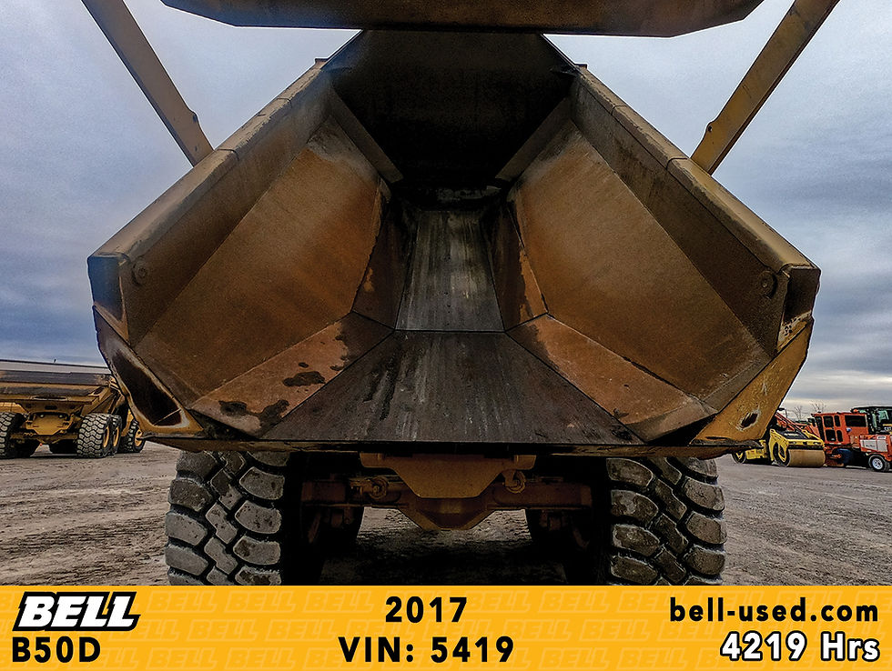 Thumbnail: used Bell dump truck B50D