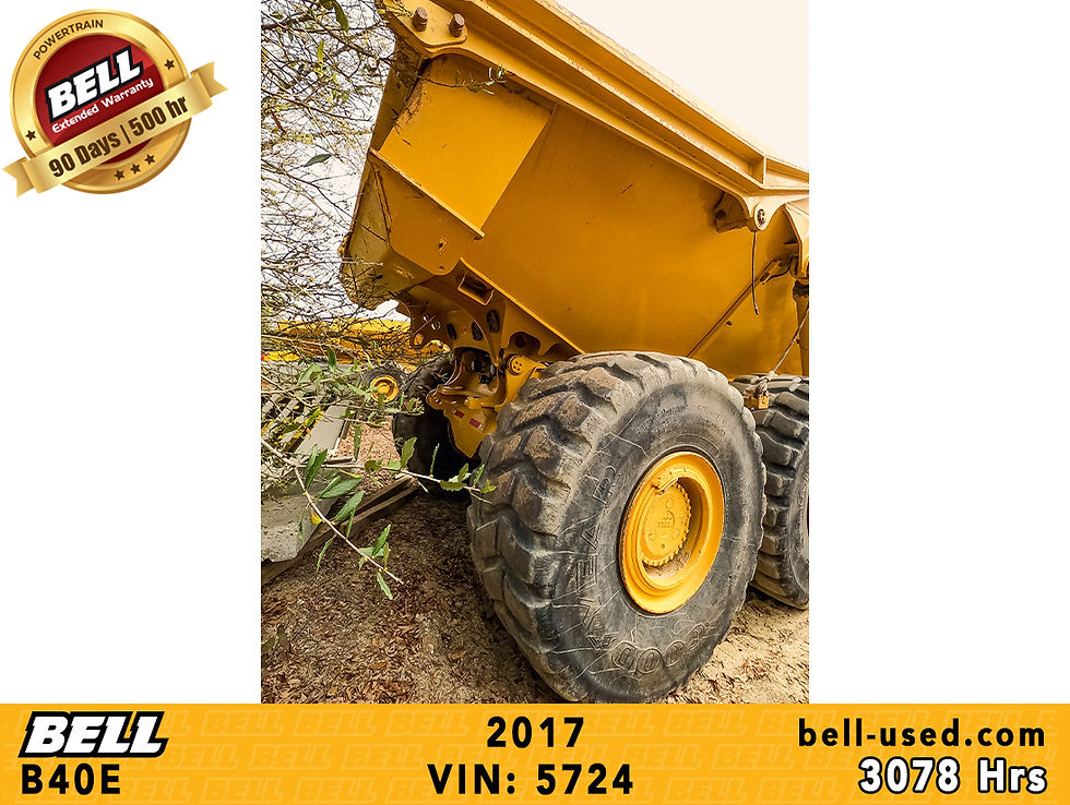 Thumbnail: used Bell dump truck B40E
