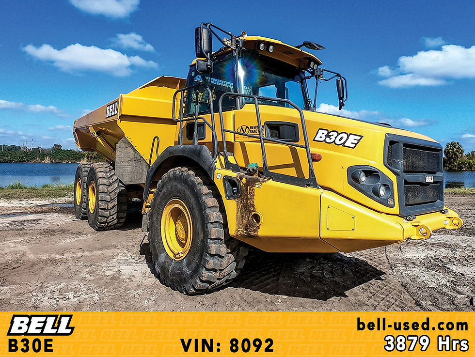 Thumbnail: used Bell dump truck B30E