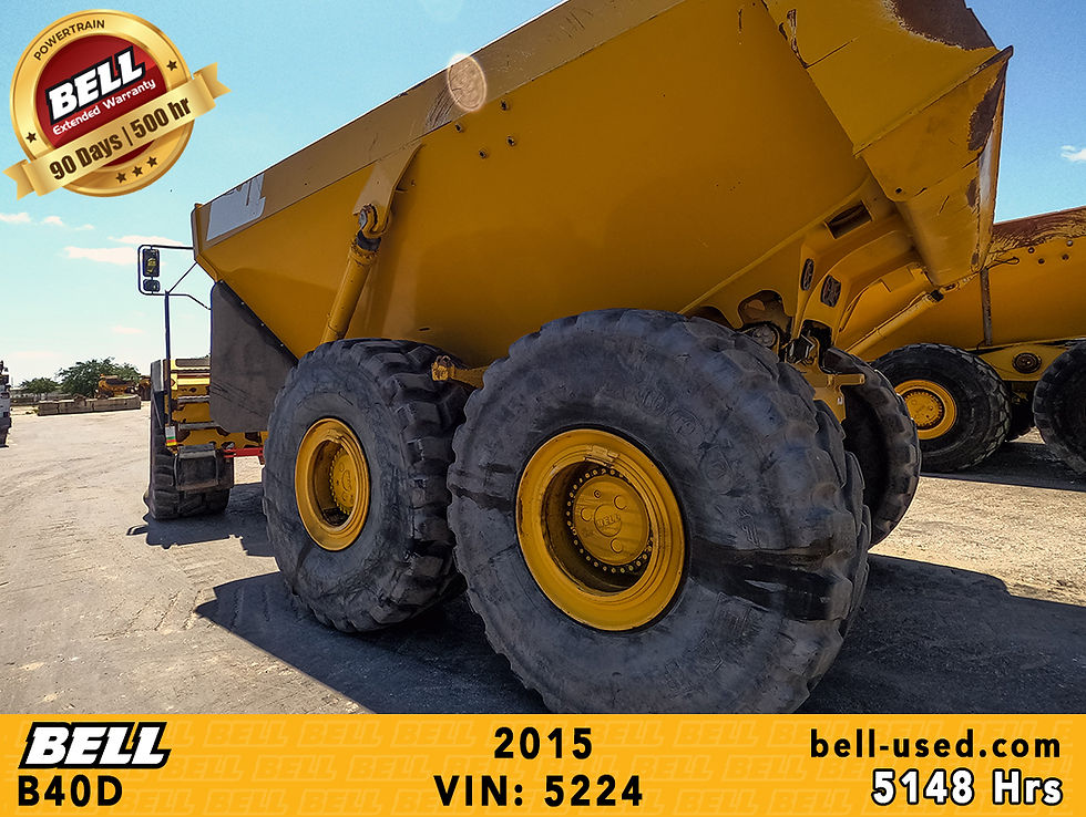 Thumbnail: used Bell dump truck B40D